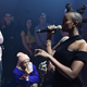 Kelela performing Friday, February 9, on the runway at Telfar’s Fall 2018 show.